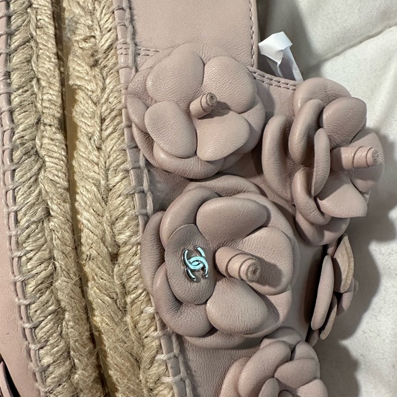 Chanel Camellia CC Flower Espadrilles - Picture 9 of 12